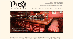 Desktop Screenshot of pirosrestaurant.com